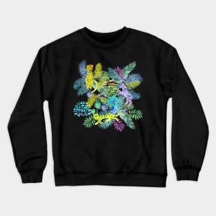 Jungle pattern Crewneck Sweatshirt